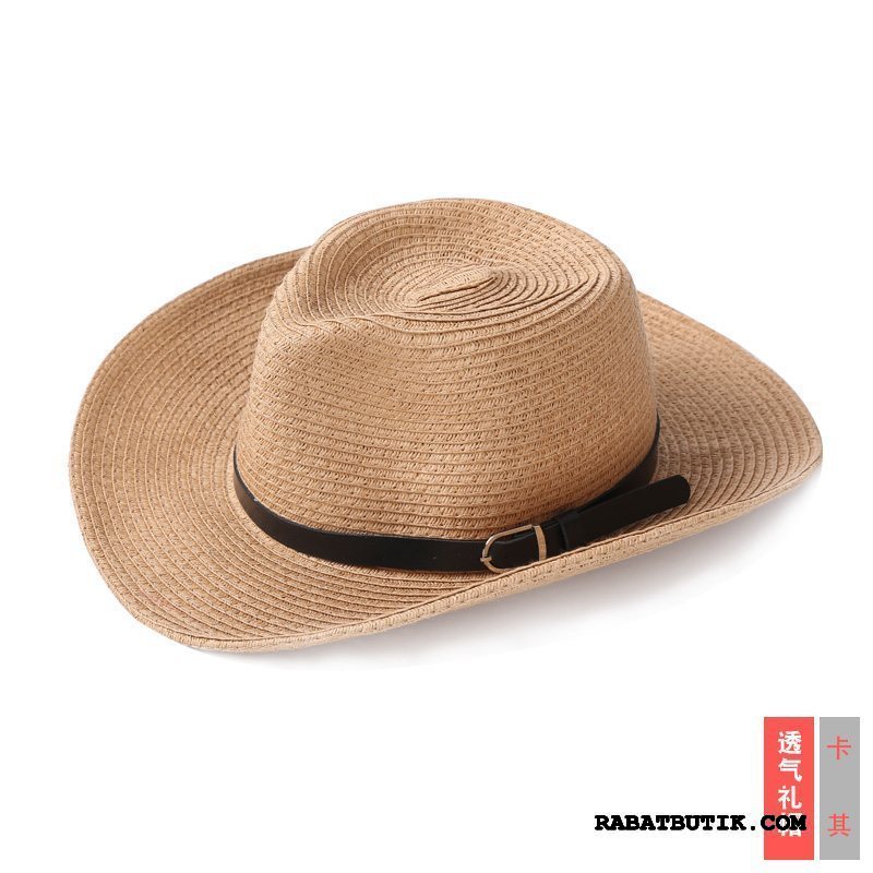 Huer Herre Rabat Sport Casual Cowboy Mænd Solen Khaki Sand