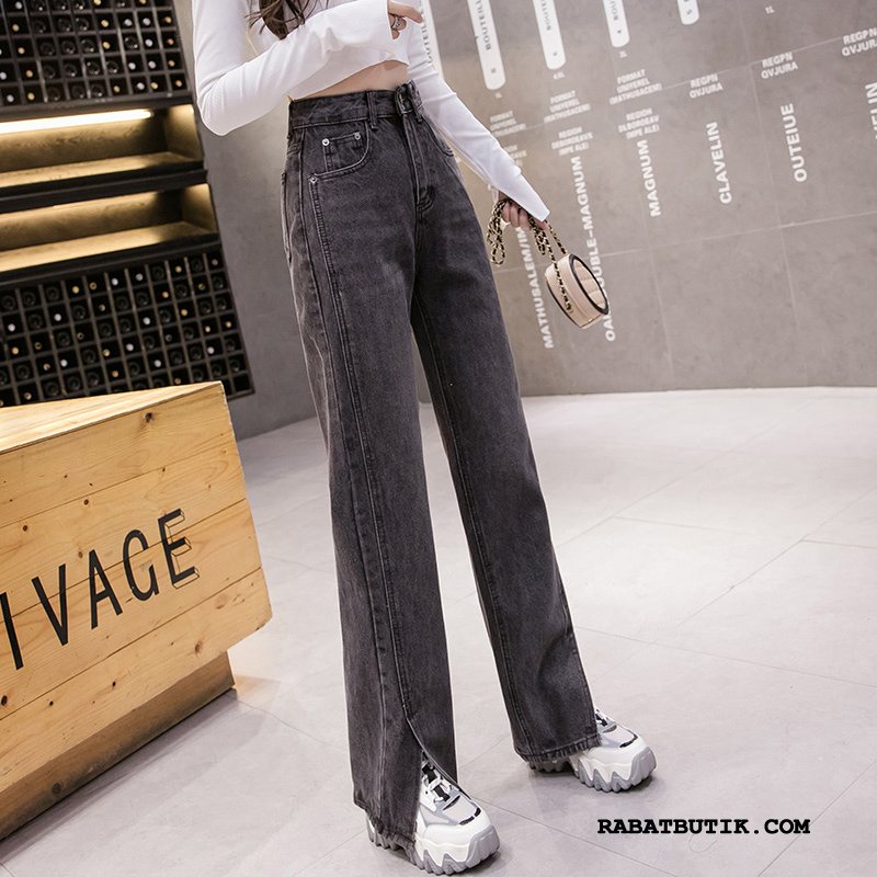 Jeans Dame Billig Trend Kvinder Cowboybukser Jeans Mode Ny Sort