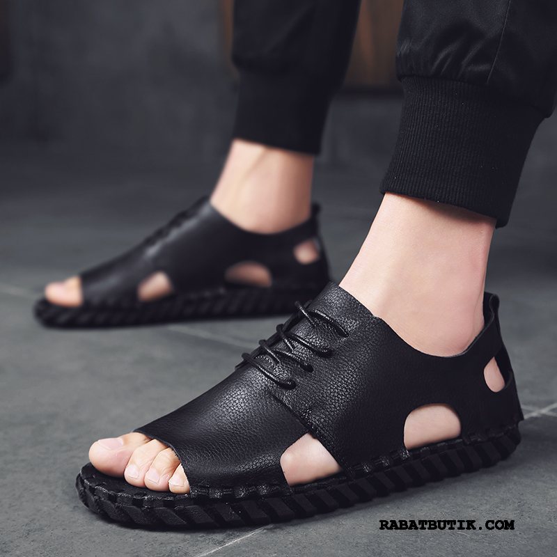 Sandaler Herre Billige 2019 Trend Sommer Mænd Casual Fritids Gul Sand