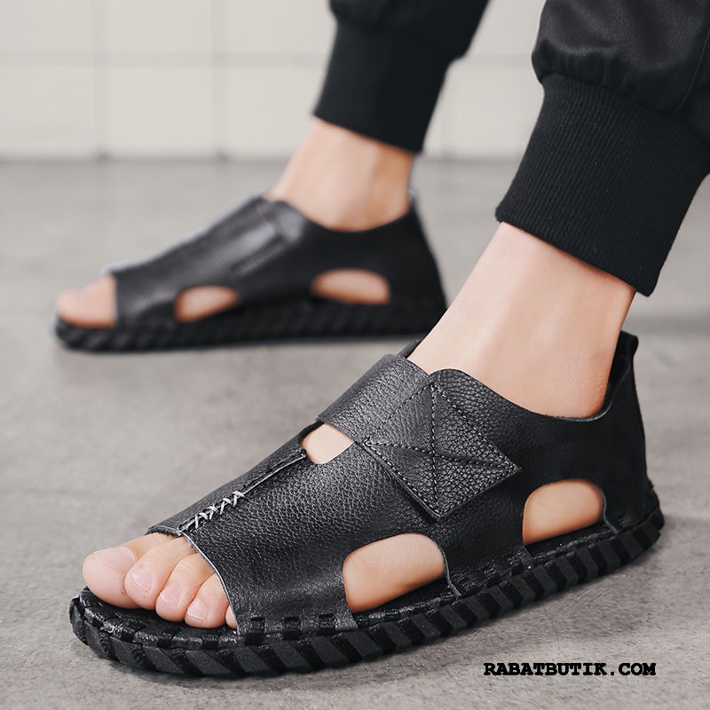 Sandaler Herre Billige 2019 Trend Sommer Mænd Casual Fritids Gul Sand