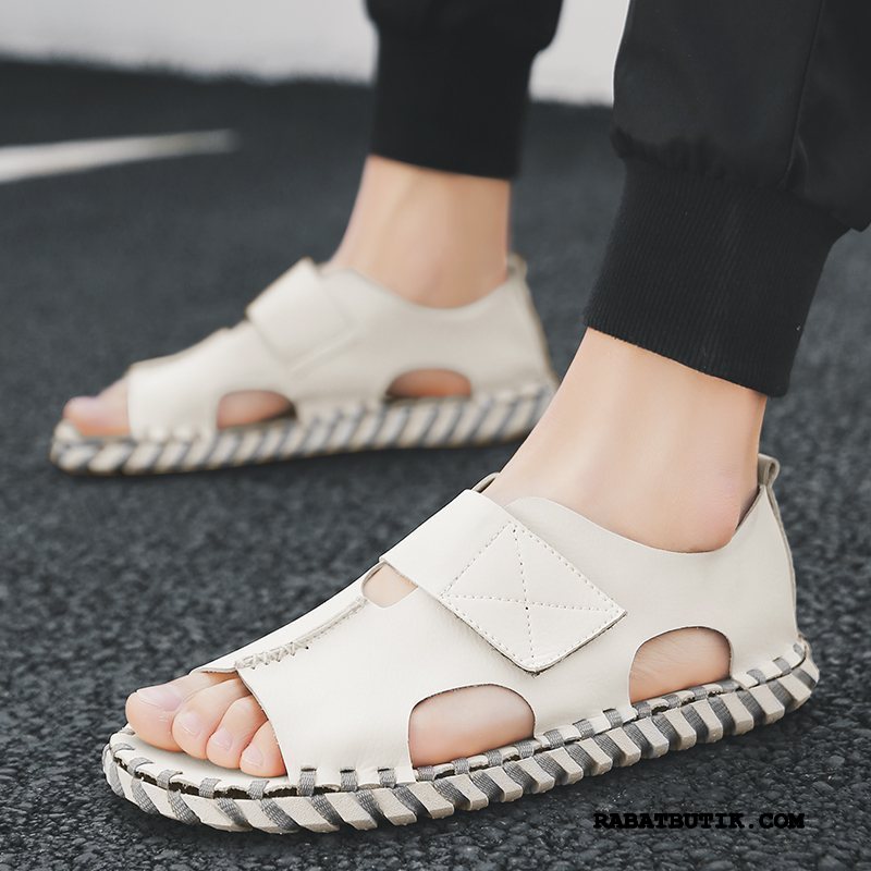 Sandaler Herre Billige 2019 Trend Sommer Mænd Casual Fritids Gul Sand