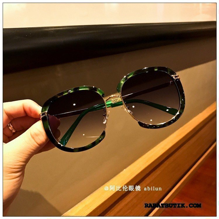 Solbriller Dame Billige Runde Ansigt Kvinder Trend Ny Nærsynethed Grøn