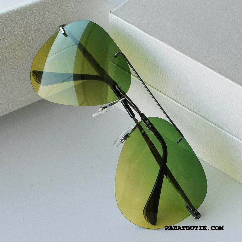 Solbriller Herre Billige Polarisator Køre Trend Tudse Ultra Lys Gul Grøn