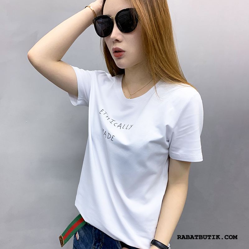 T-shirts Dame Tilbud 2019 Jakke Undertrøje Sommer Trend Brun