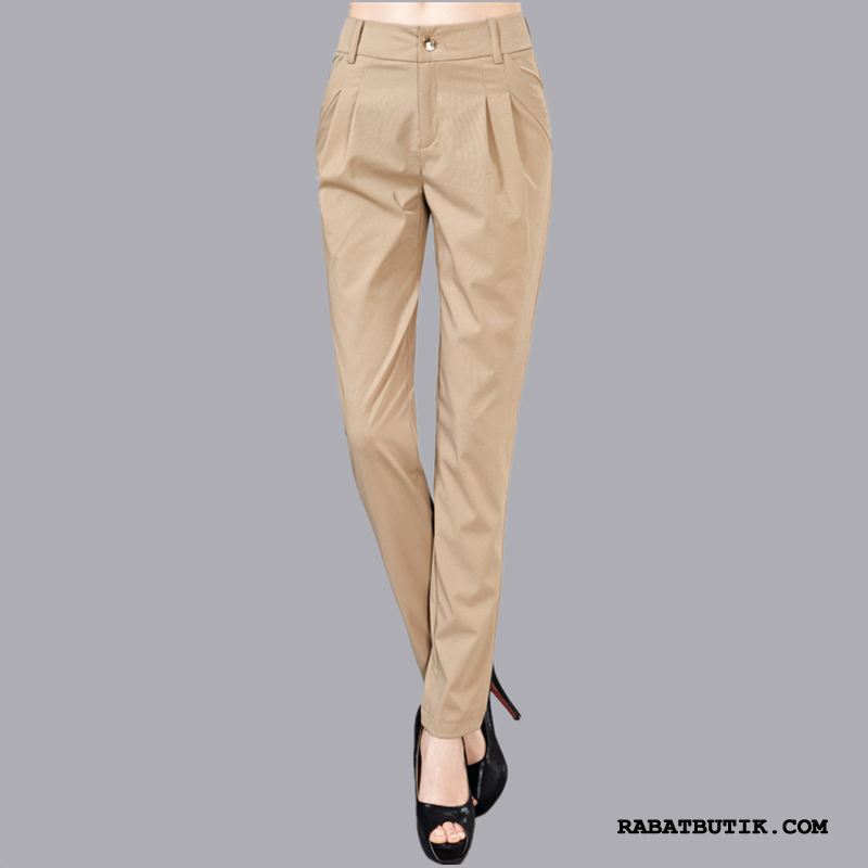 Bukser Dame Butik Kvinder Casual Bukser Sommer Harlan Ny Khaki Sort