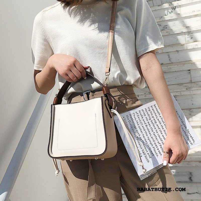 Håndtasker Dame Billige Elegante Messenger Taske Mode Alt Matcher Kvinder Hvid