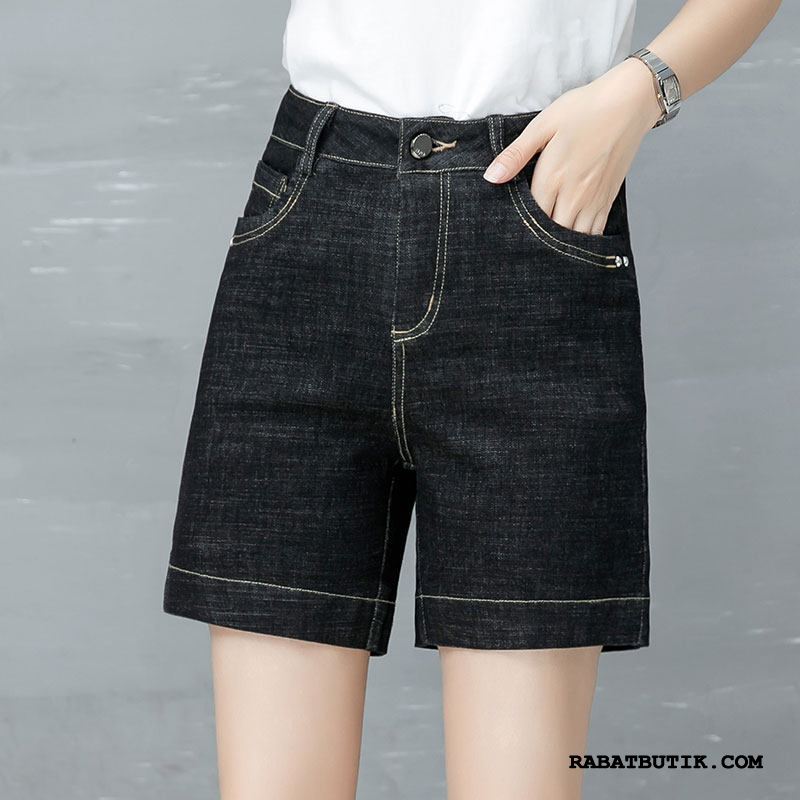 Shorts Dame Butik Store Størrelser Ny 2019 Hot Bukser Denim Sort