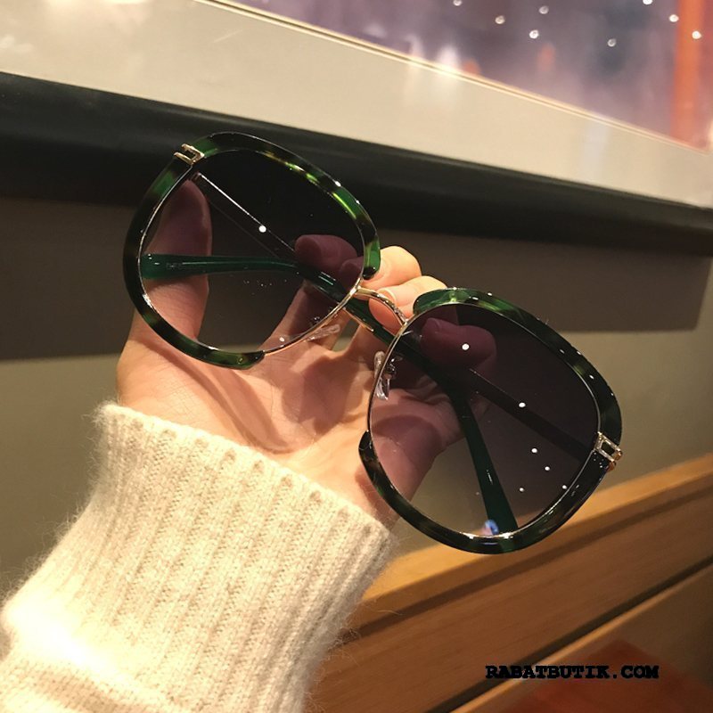 Solbriller Dame Billige Runde Ansigt Kvinder Trend Ny Nærsynethed Grøn