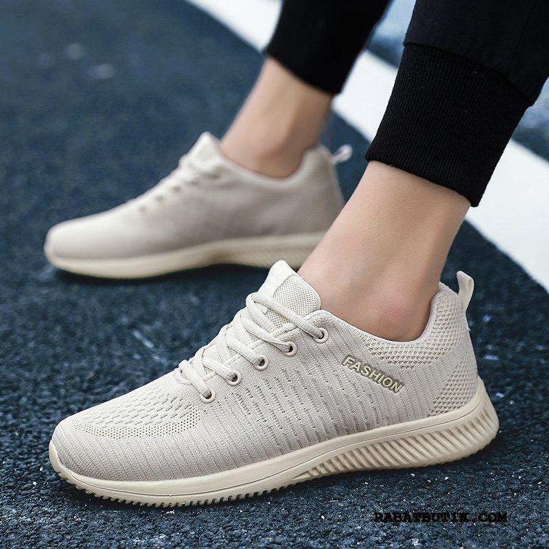 Sportssko Herre Butik Casual Fritids Løbesko Trend 2019 Mode Gul Cyan Beige